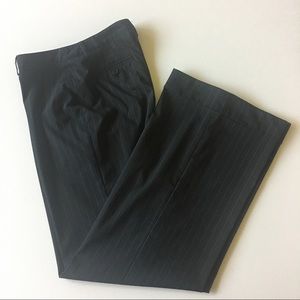 nine west * wide leg pinstripe dress pants